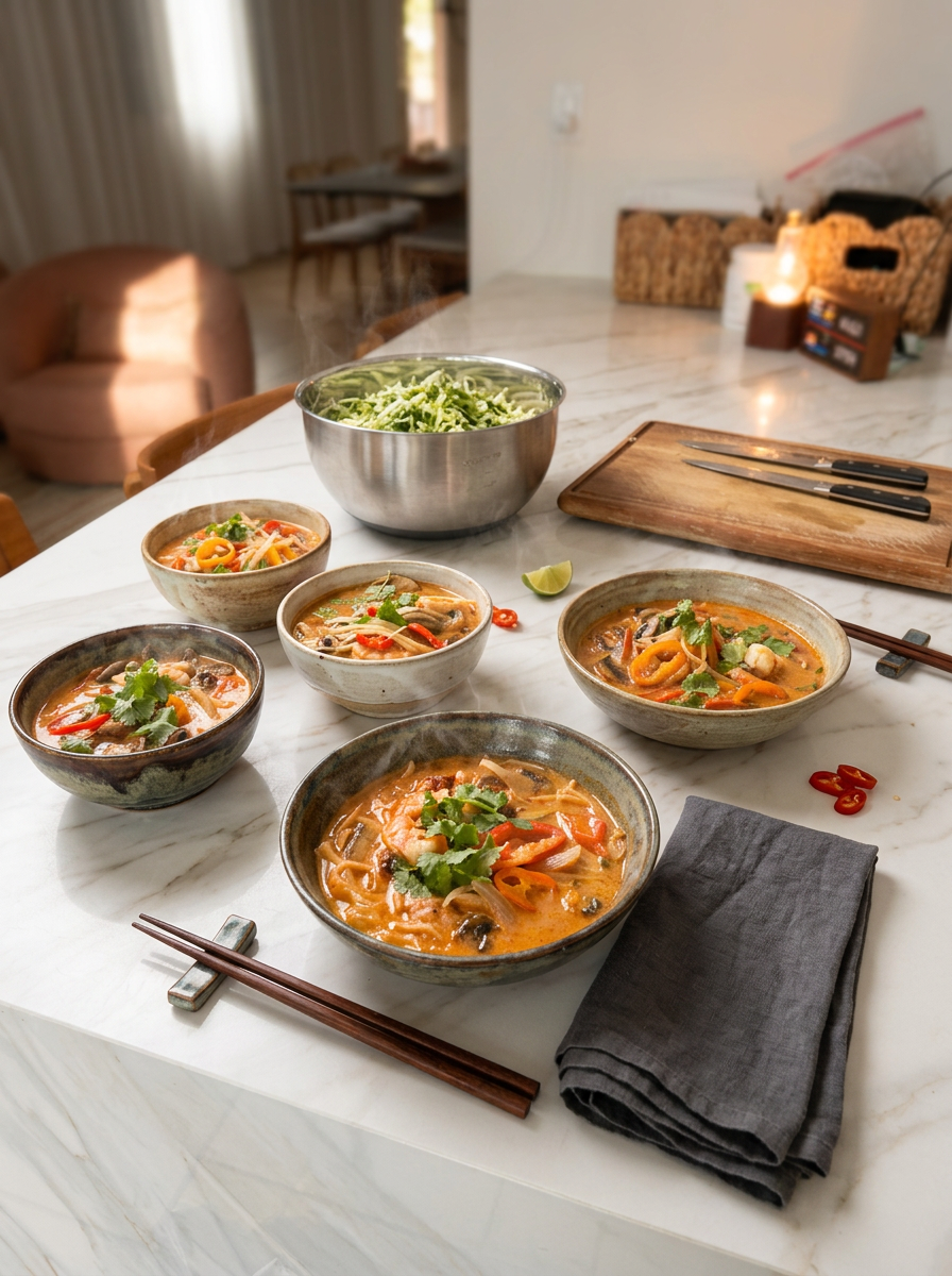 Thai Red Curry Shrimp