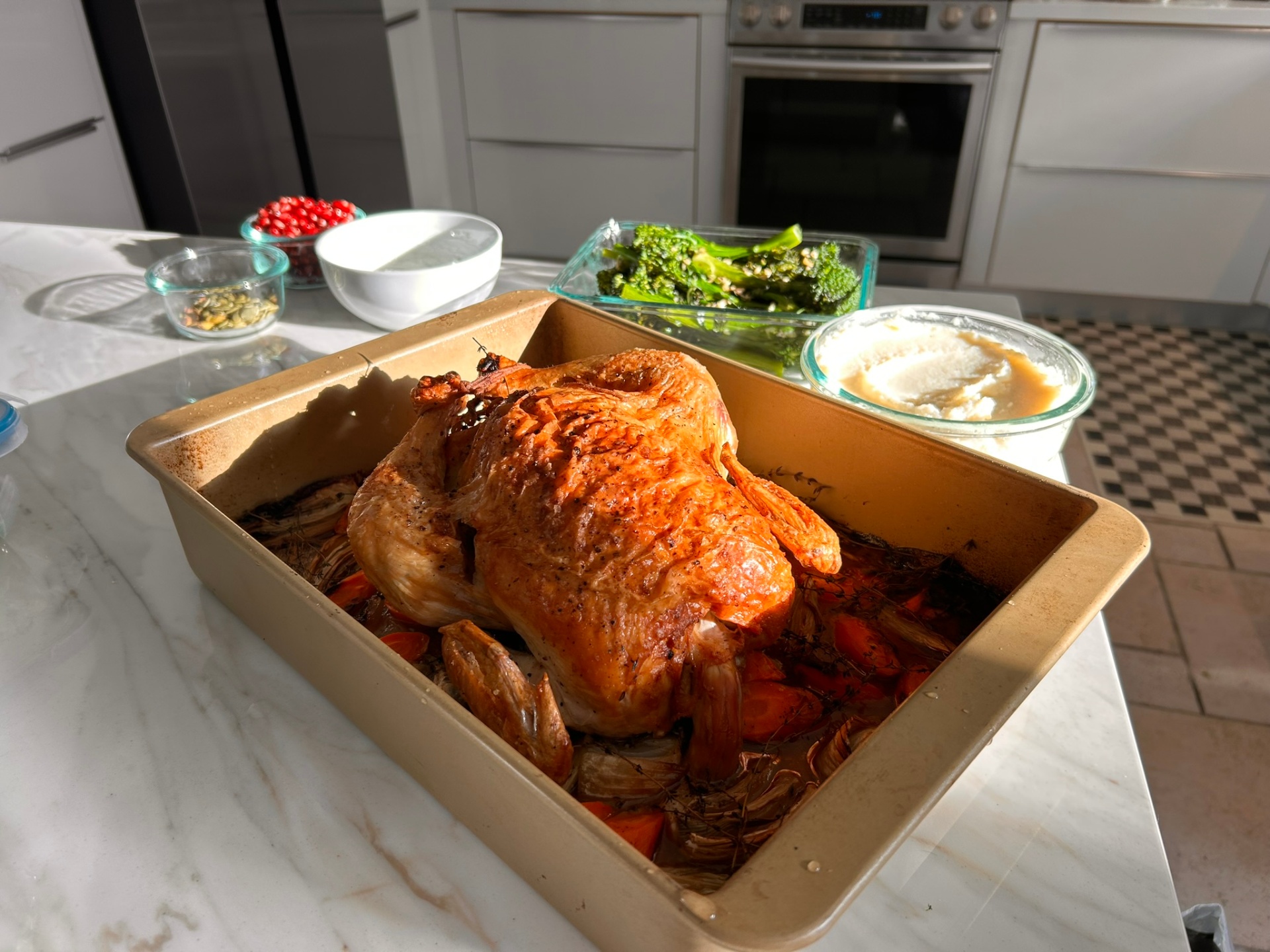 Holiday roast dinner